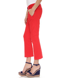 Красные узкие брюки от Dsquared2