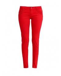 Красные узкие брюки от By Swan