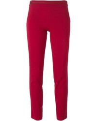 Красные узкие брюки от Emporio Armani