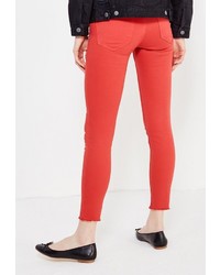 Красные узкие брюки от Jennyfer