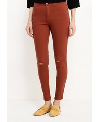 Красные узкие брюки от Jennyfer