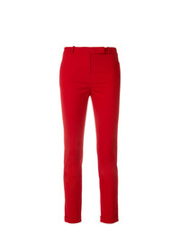 Красные узкие брюки от Loro Piana