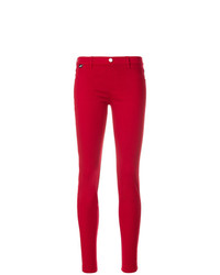 Красные узкие брюки от Love Moschino