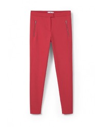 Красные узкие брюки от Mango