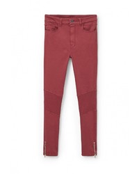 Красные узкие брюки от Mango