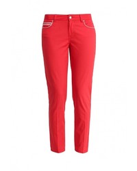 Красные узкие брюки от Marina Yachting