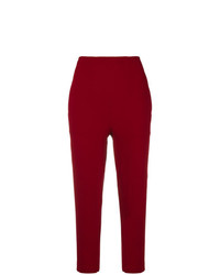 Красные узкие брюки от Marni