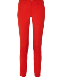 Красные узкие брюки от Michael Kors