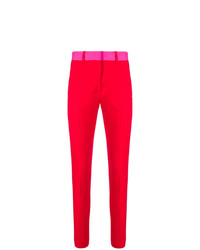 Красные узкие брюки от MSGM