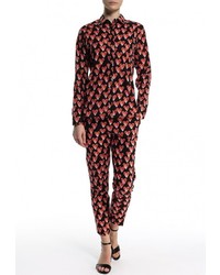 Красные узкие брюки от Pinko