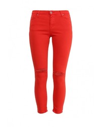 Красные узкие брюки от Please