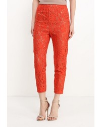 Красные узкие брюки от Please