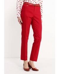 Красные узкие брюки от Top Secret