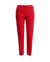 Красные узкие брюки от Top Secret
