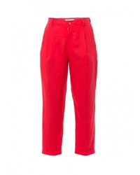 Красные узкие брюки от Yukostyle