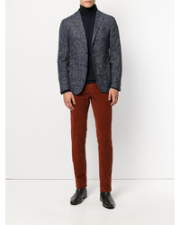 Мужские красные хлопковые брюки от Incotex