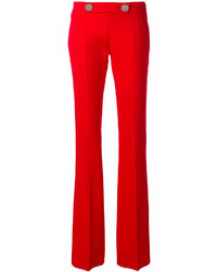 Женские красные шелковые брюки от Giambattista Valli