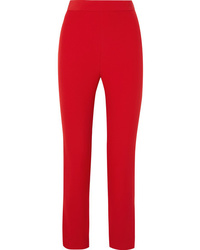 Женские красные шелковые классические брюки от Semsem