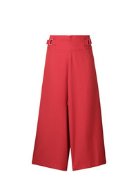 Красные широкие брюки от 132 5. Issey Miyake