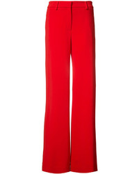 Красные широкие брюки от ADAM by Adam Lippes