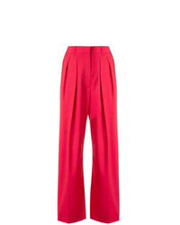 Красные широкие брюки от Agnona