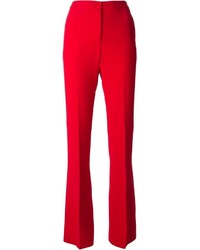 Красные широкие брюки от Alberta Ferretti