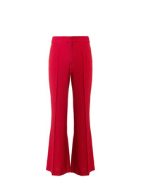 Красные широкие брюки от Chloé