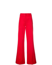 Красные широкие брюки от Derek Lam