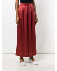 Красные широкие брюки от Forte Forte