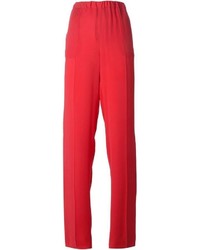 Красные широкие брюки от Dsquared2