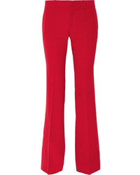 Красные широкие брюки от Gucci