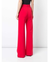 Красные широкие брюки от Brandon Maxwell
