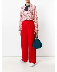 Красные широкие брюки от Essentiel Antwerp