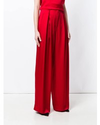 Красные широкие брюки от Styland