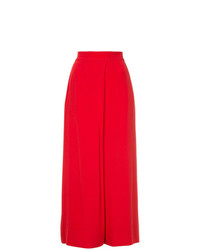 Красные широкие брюки от Layeur