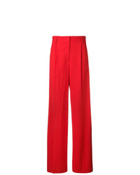 Красные широкие брюки от MSGM