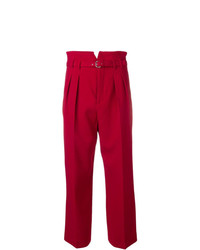 Красные широкие брюки от RED Valentino