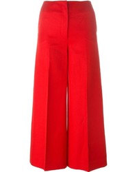 Красные широкие брюки от Sonia Rykiel