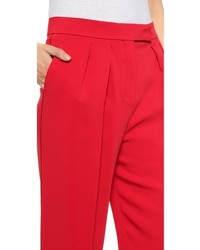 Красные широкие брюки от Edun