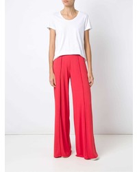 Красные широкие брюки от Lygia & Nanny