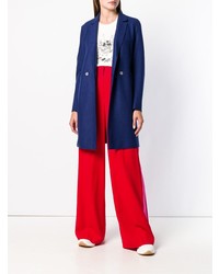 Красные широкие брюки от MSGM