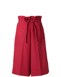 Женские красные шорты-бермуды от Sonia Rykiel