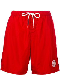 Красные шорты для плавания от Versace