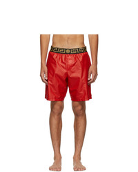 Красные шорты для плавания от Versace Underwear