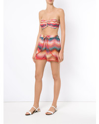 Женские красные шорты с принтом от BRIGITTE