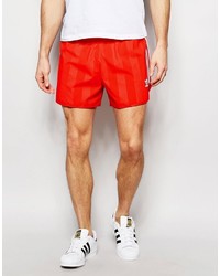 Мужские красные шорты от adidas