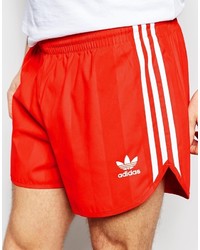 Мужские красные шорты от adidas