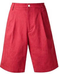 Мужские красные шорты от Raf Simons