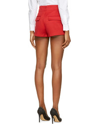 Женские красные шорты от Dsquared2
