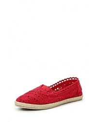 Женские красные эспадрильи от Sweet Shoes